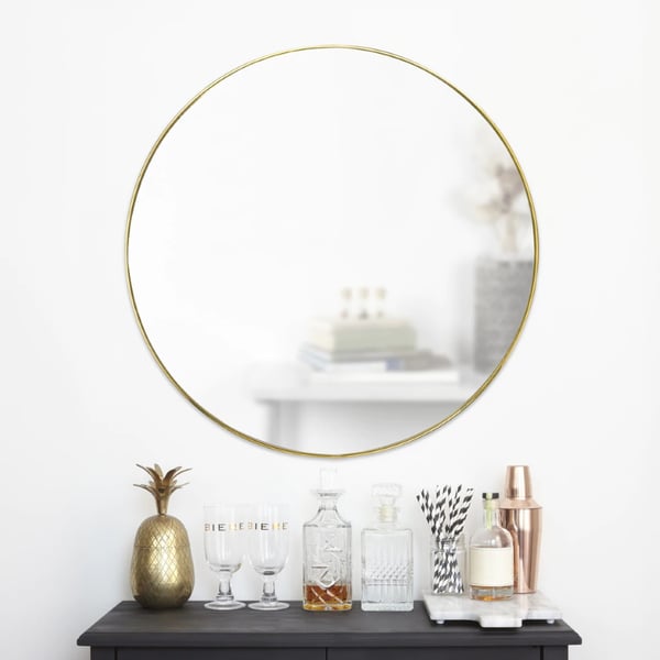 Καθρέπτης Hubba Mirror Brass Ø86.3 cm Umbra
